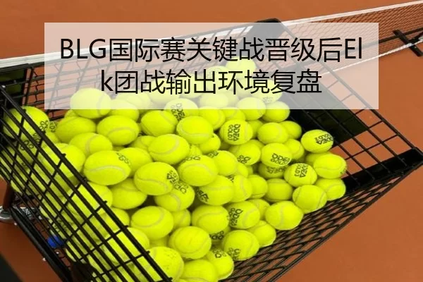 BLG国际赛关键战晋级后Elk团战输出环境复盘